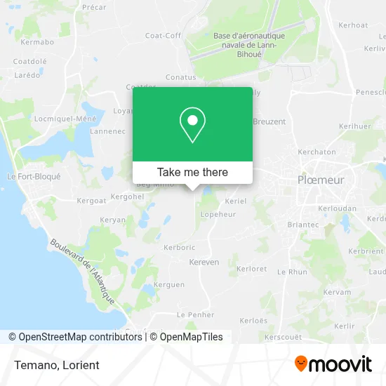 Temano map