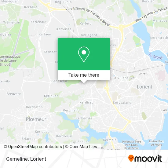 Gemeline map