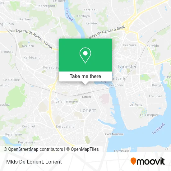 Mlds De Lorient map