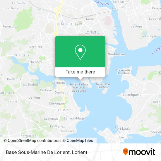 Base Sous-Marine De Lorient map