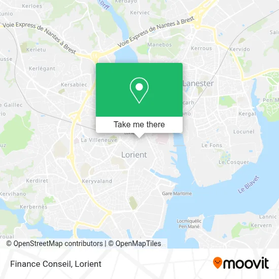 Finance Conseil map