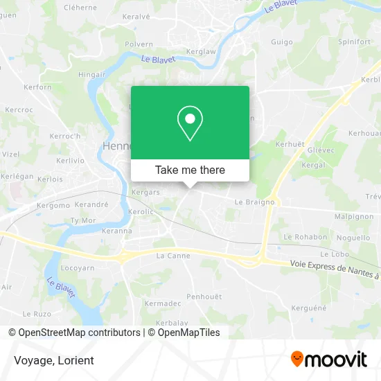 Voyage map