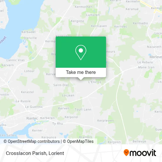 Crosslacon Parish map