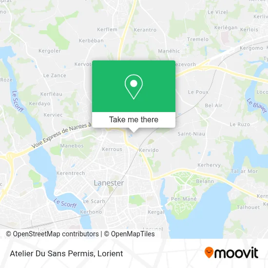 Atelier Du Sans Permis map