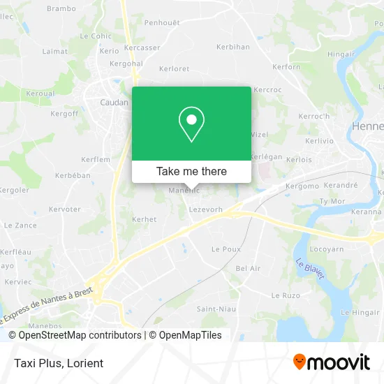 Taxi Plus map