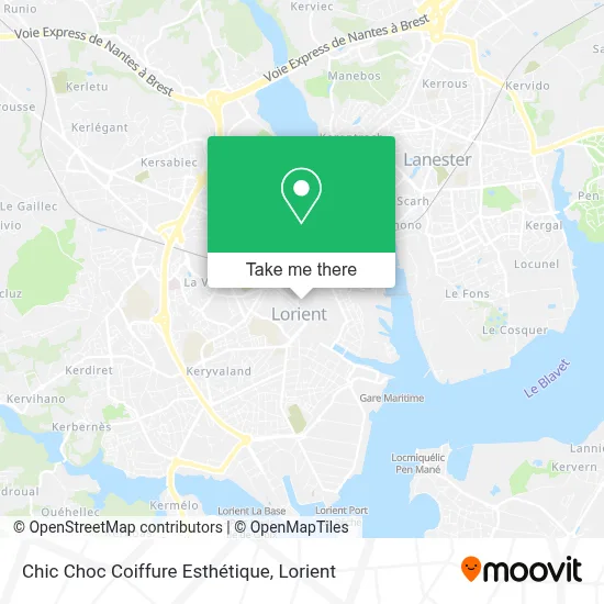 Chic Choc Coiffure Esthétique map