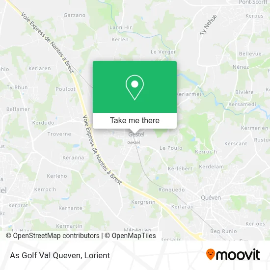 As Golf Val Queven map