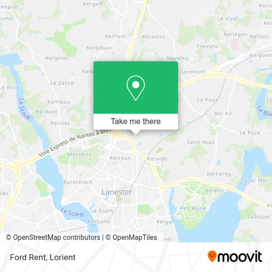 Ford Rent map