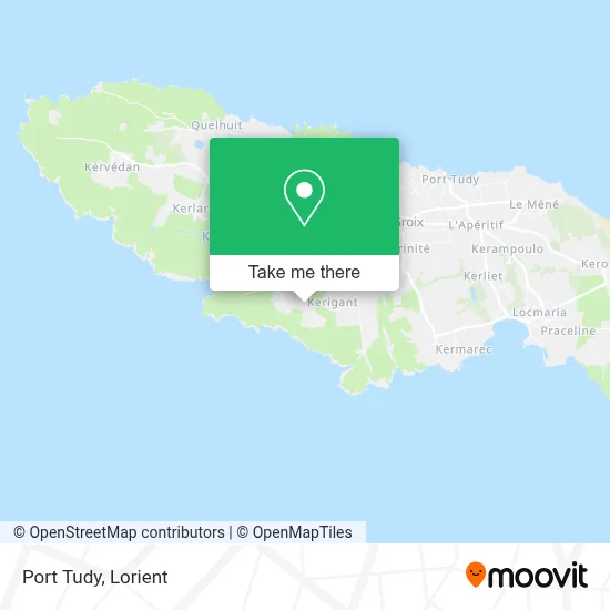 Port Tudy map