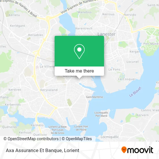 Axa Assurance Et Banque map