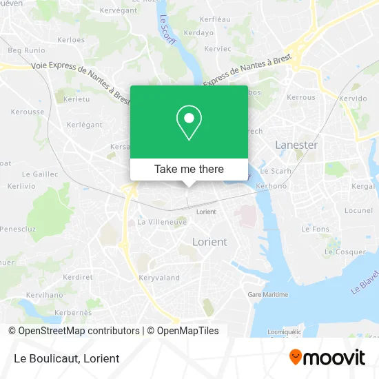 Le Boulicaut map
