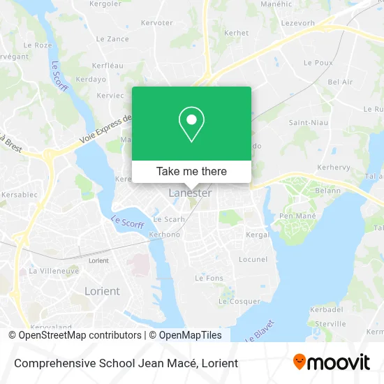 Comprehensive School Jean Macé map