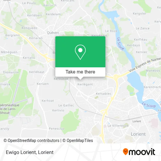 Ewigo Lorient map