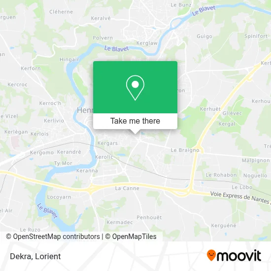 Dekra map