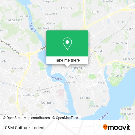 C&M Coiffure map