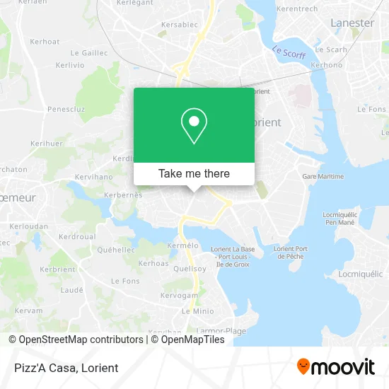 Pizz'A Casa map