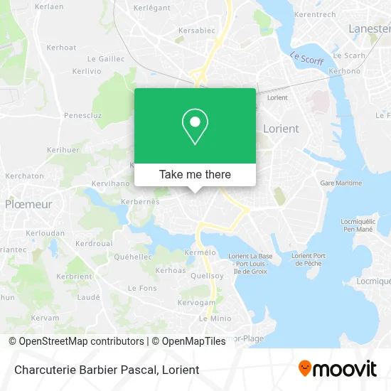 Charcuterie Barbier Pascal map