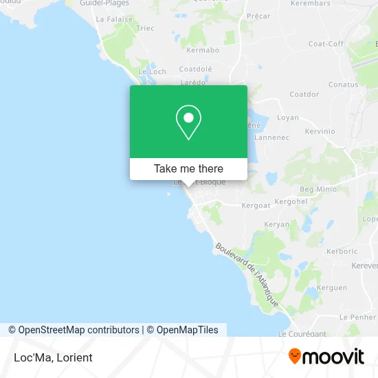Loc'Ma map