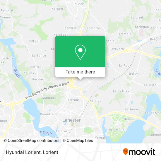 Hyundai Lorient map