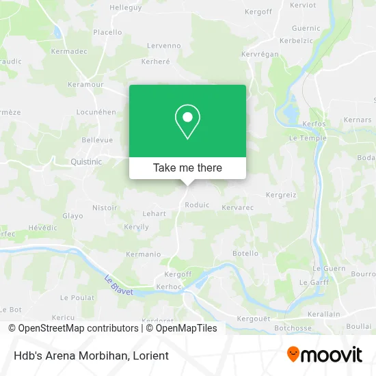 Hdb's Arena Morbihan map