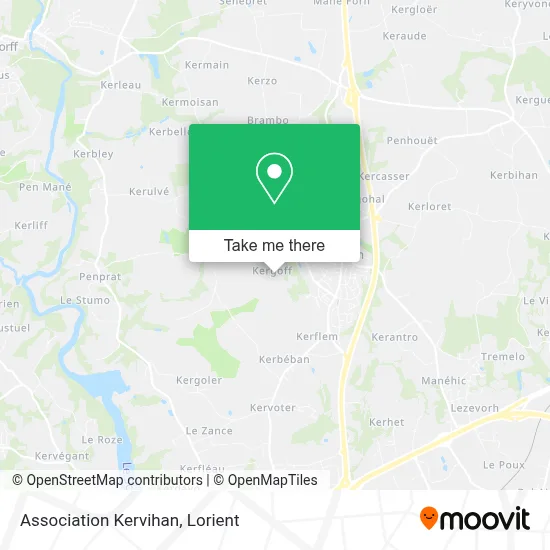 Association Kervihan map