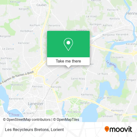 Les Recycleurs Bretons map