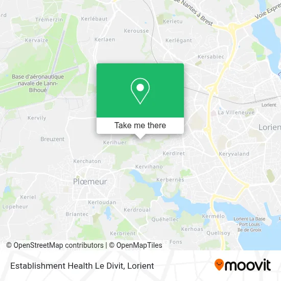 Establishment Health Le Divit map
