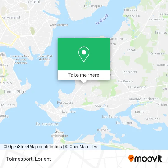 Tolmesport map