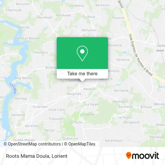 Roots Mama Doula map