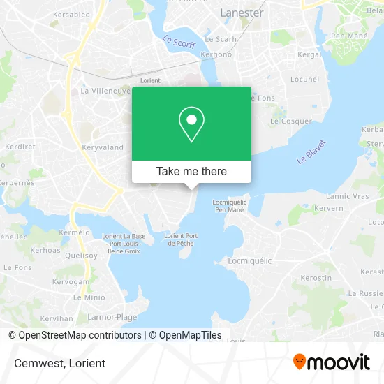 Cemwest map