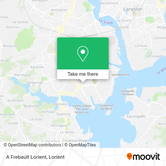 A Frebault Lorient map