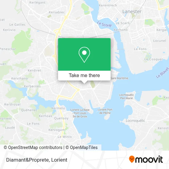 Diamant&Proprete map