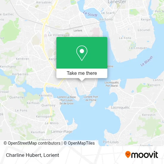 Charline Hubert map