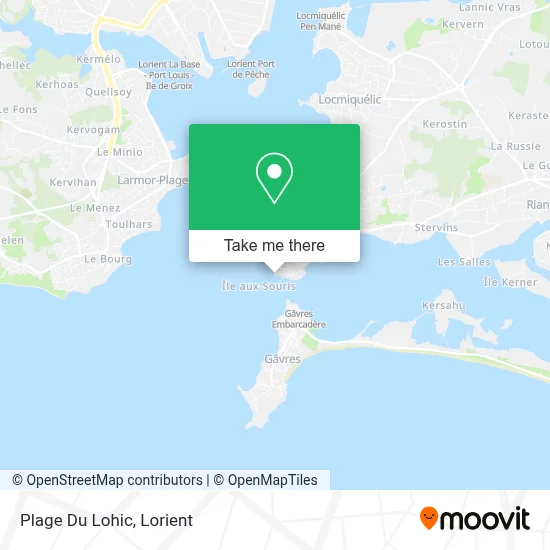 Plage Du Lohic map
