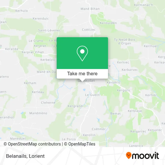 Belanails map