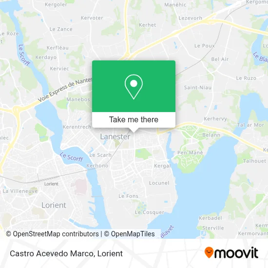 Castro Acevedo Marco map