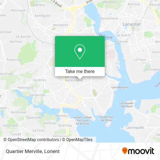 Quartier Merville map