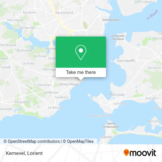 Kernevel map