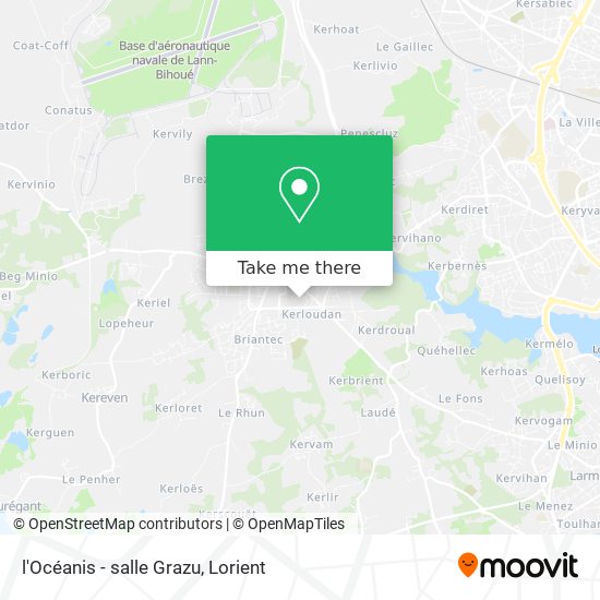 l'Océanis - salle Grazu map