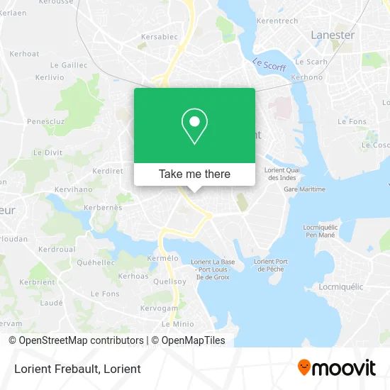 Lorient Frebault map