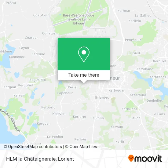 HLM la Châtaigneraie map