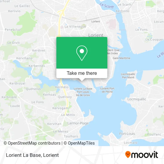 Lorient La Base map