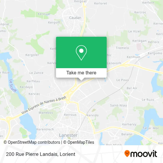 200 Rue Pierre Landais map