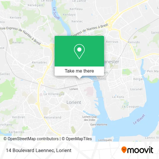 14 Boulevard Laennec map