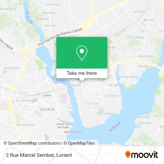 2 Rue Marcel Sembat map