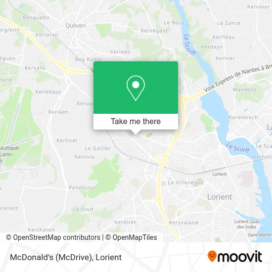 McDonald's (McDrive) map