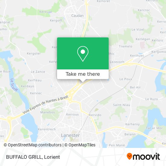 BUFFALO GRILL map