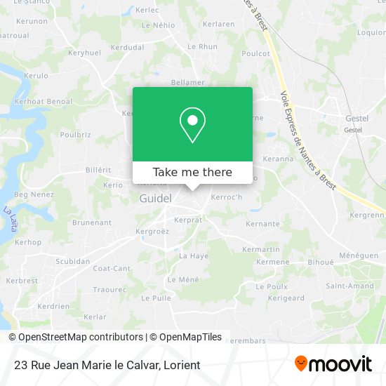 23 Rue Jean Marie le Calvar map