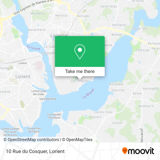 10 Rue du Cosquer map