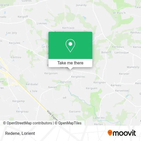 Redene map